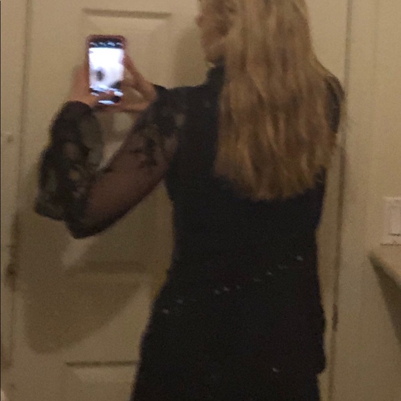 FREE PEOPLE It’s Now or Never black mini dress - Picture 4 of 7